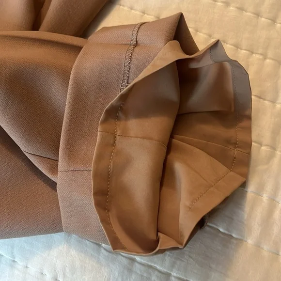 🌷 J.Crew Italian Nova Fides Wool Lined Straight Leg Pant Tan/Beige - Picture 14 of 15